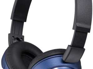 Słuchawki Sony niebieskie - MDRZX310L.AE