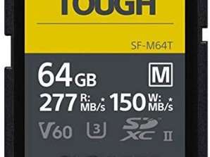 Sony SDXC M Tough series 64GB UHS-II Clase 10 U3 V60 - SFM64T