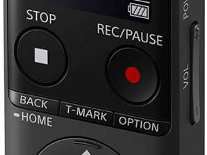 Écran OLED pour enregistreur vocal numérique Sony, 4 Go noir - ICDUX570B.CE7