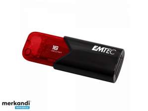 USB FlashDrive 16GB EMTEC B110 Napsauta helppoa (punaista) USB 3.2 (20 Mt/s)