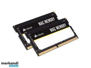 Memoria CORSAIR Mac DDR4 de 32 GB: 2 x 16 GB SO DIMM de 260 pines CMSA32GX4M2A2666C18