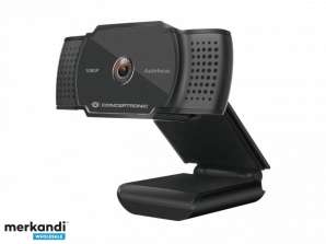 Webová kamera CONCEPTRONIC AMDIS 1080P HD Webcam + mikrofón AMDIS06B