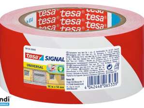 Tesa Markierungsband 50mm/66m  Rot/Weiß