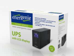 Zasilacz UPS Energenie z wyświetlaczem LCD 650 VA EG-UPS-031
