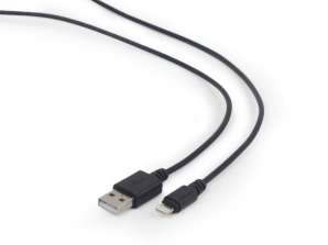 CableXpert USB kombinert kabel svart 1m CC-USB2-AMLM-10