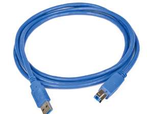 KabloXpert USB 3.0 A erkek B erkek 6ft kablo ÇKP-USB3-AMBM-0.5M