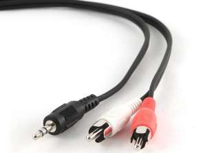 CableXpert 3,5 mm estéreo a cable de enchufe RCA 5 m CCA-458-5M
