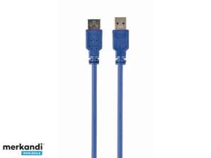 Cablu extensie CableXpert USB 3.0, 10 ft - CCP-USB3-AMAF-10