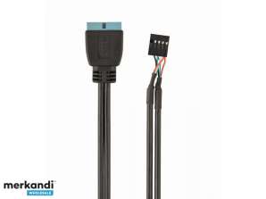 CableXpert USB 2 į USB 3 vidinis adapterio kabelis CC-U3U2-01