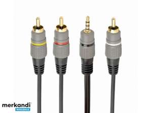CableXpert stereofoninis garso kabelis 3,5 mm lizdas CCAP-4P3R-1.5M