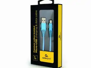 CableXpert Micro USB charging and data cable 1 m CC USB2B AMmBM