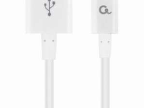 CableXpert 8 pin charging and data cable 1 m white CC USB2P AMLM 1M W