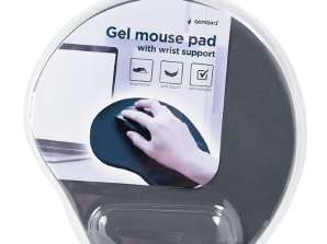 Gembird mouse pad con presa da polso in gel MP-GEL-GR