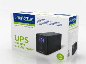 EnerGenie 1200VA UPS z LCD EG-UPS-033