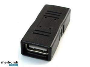 Złącze CableXpert USB 2.0 czarne A-USB2-AMFF