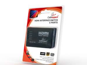 5-portowy przełącznik HDMI CableXpert DSW-HDMI-53