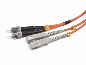 KabloXpert Çift Yönlü Çok Modlu Fiber Optik Kablo 5m CFO-STSC-OM2-5M