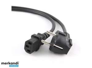 CableXpert IEC cable Schuko plug on C13 1.8 m PC-186