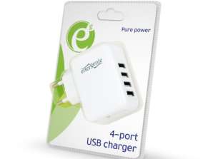 EnerGenie Universal USB Charger 3.1 A white EG-U4AC-02