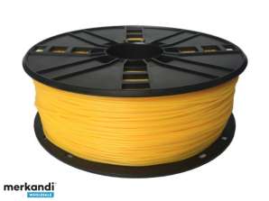 Gembird3 TPE flexible filament Yellow 1.75 mm 1 kg 3DP TPE1.75 01 Y