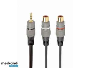 CableXpert RCA (M) iki 2x RCA (F) Skirstomasis kabelis 0,2 m CCAP-RCAM2F-0,2M
