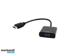 CableXpert HDMI na VGA/audio adaptér jednoportový černý A-HDMI-VGA-03