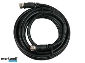 CableXpert оаксиален RG6 антенен кабел с F-конектор 1.5m CCV-RG6-1.5M
