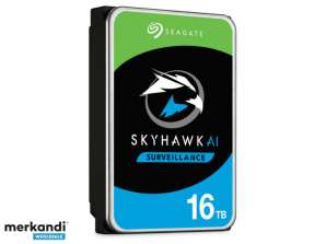 Vigilância Seagate HDD SkyHawk AI - 3,5 polegadas - 16000 GB - 7200 RPM