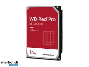 WD Red Pro - 3.5 colių - 16000 GB - 7200 RPM WD161KFGX