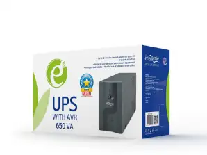 Zasilacz UPS EnerGenie 650VA z zasilaczem AVR UPS-PC-652A