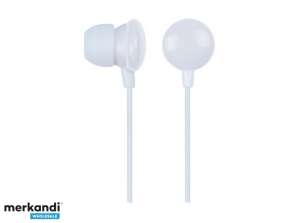 Gembird Casque intra-auriculaire blanc MHP-EP-001-W
