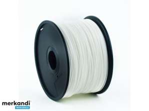 Gembird3 PLA bílá tisková struna (filament) 3 mm 1 kg 3DP-PLA3-01-W