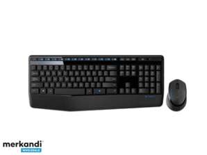Logitech Keyboard set MK345 WL UK zwart - 920-006489