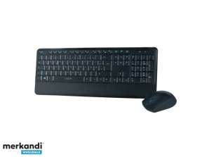 LogiLink trådløst tastatur - RF Wireless - QWERTZ - Svart - Mus inkludert ID0161
