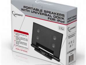 Gembird-høyttaler med universell dokkingstasjon for iPod, iPhone 3/4/5/6 SPK320i