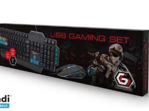 Gembird USB Gaming Toetsenbord Muis Set KBS-UMG-01-NL