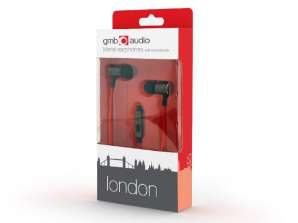 GMB audio headset mikrofonnal és hangerőszabályzóval London MHS-EP-LHR