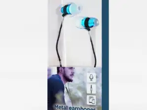 Gembird In-Ear sluchátka s mikrofonem modrá MHS-EP-002
