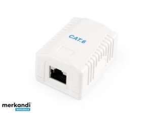 CableXpert екранирана CAT6 повърхностно монтирана кутия с 1 връзка NCAC-1F6-01