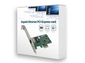 Gembird Gigabit Ethernet PCI-Express kártya Realtek lapkakészlet NIC-GX1