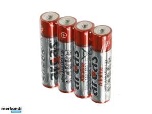 Batteria ARCAS Alcaline Micro AAA LR03 (32+4 pz.)