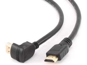 CableXpert HDMI Cable 1.8m 90 Degree Male to Male Male CC-HDMI490-6