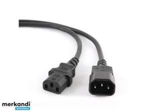Cable de extensión IEC probado por CableXpert VDE 1,8 m PC-189-VDE