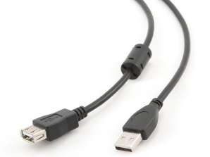 CableXpert USB 2.0 forlængerkabel 3m CCF-USB2-AMAF-10