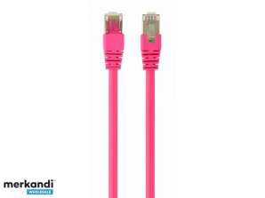 CableXpert FTP Cat6 Patch kabel růžový 1m PP6-1M/RO