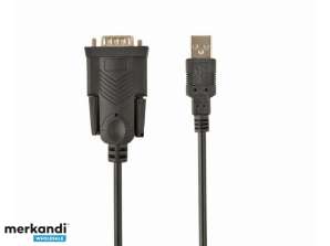 CableXpert USB a DB9M cable convertidor de puerto serie 1,5 m UAS-DB9M-02