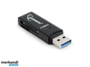 Gembird Kompakt alt-i-ett SD USB 3.0-kortleser UHB-CR3-01