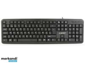 Gembird Standard Tastatur Belgium Layout KB U 103 BE