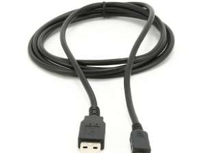 Oboustranný kabel CableXpert USB 2.0 AM na Micro-USB 0.3m CC-mUSB2D-1M