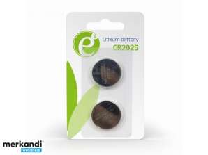 EnerGenie Button Cell Battery CR2025 Pack of 2 EG-BA-CR2025-01